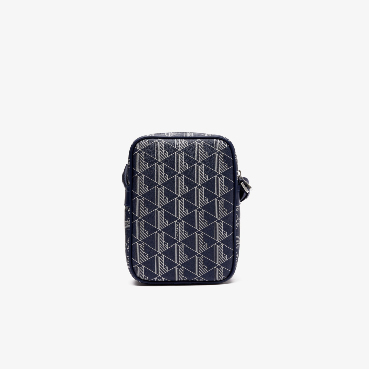 Monoqram printli Lacoste kişi əl çantası