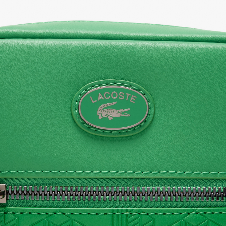 Monoqram printli Lacoste kişi əl çantası