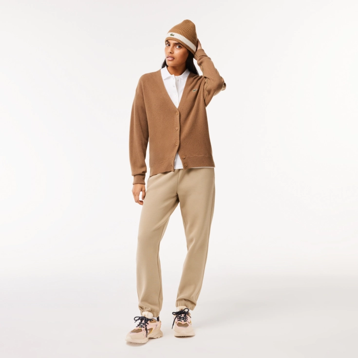 Lacoste Slim Fit elastik pambıq qadın polosu