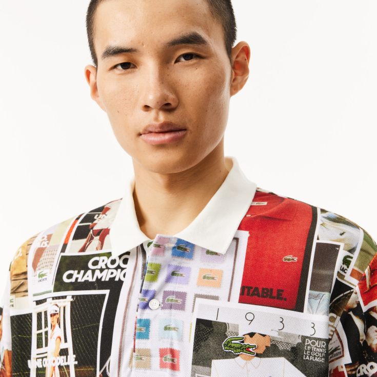 Мужское поло Lacoste