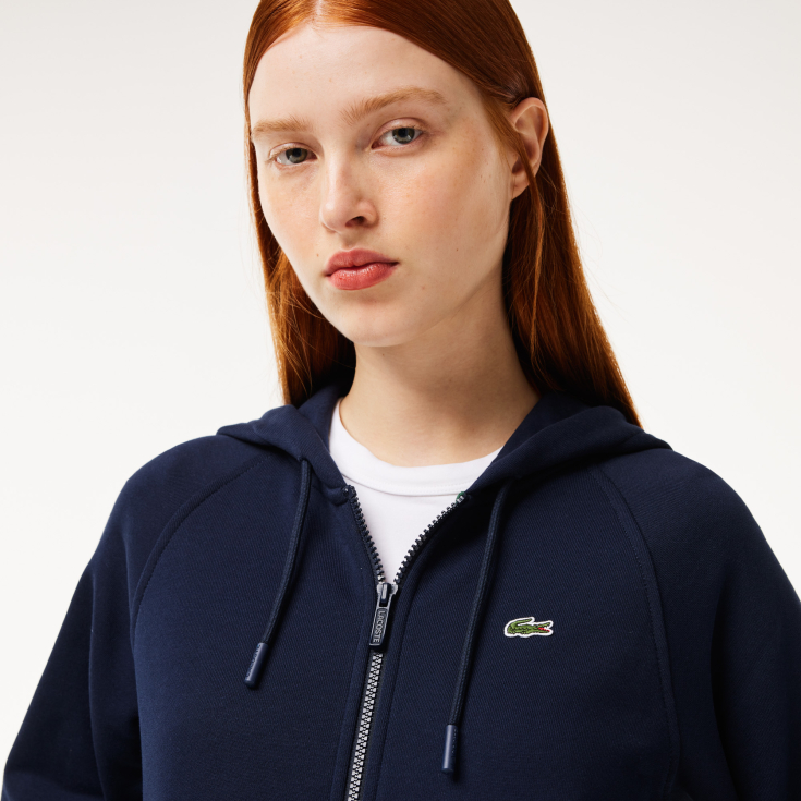 Lacoste qadınlar üçün zipli hudi
