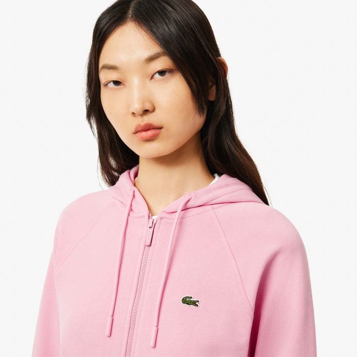 Lacoste qadınlar üçün zipli hudi