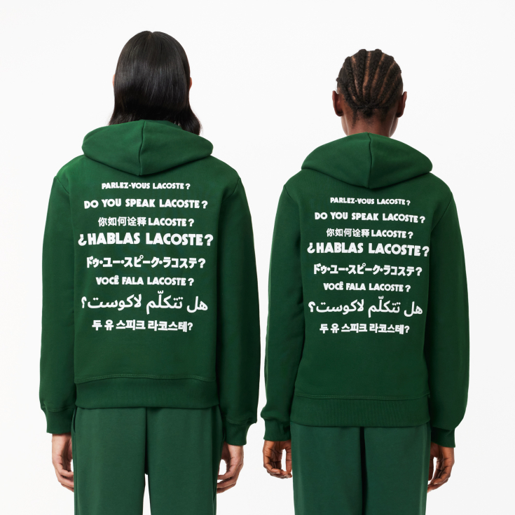 Unisex Lacoste üçün qış üst paltarı