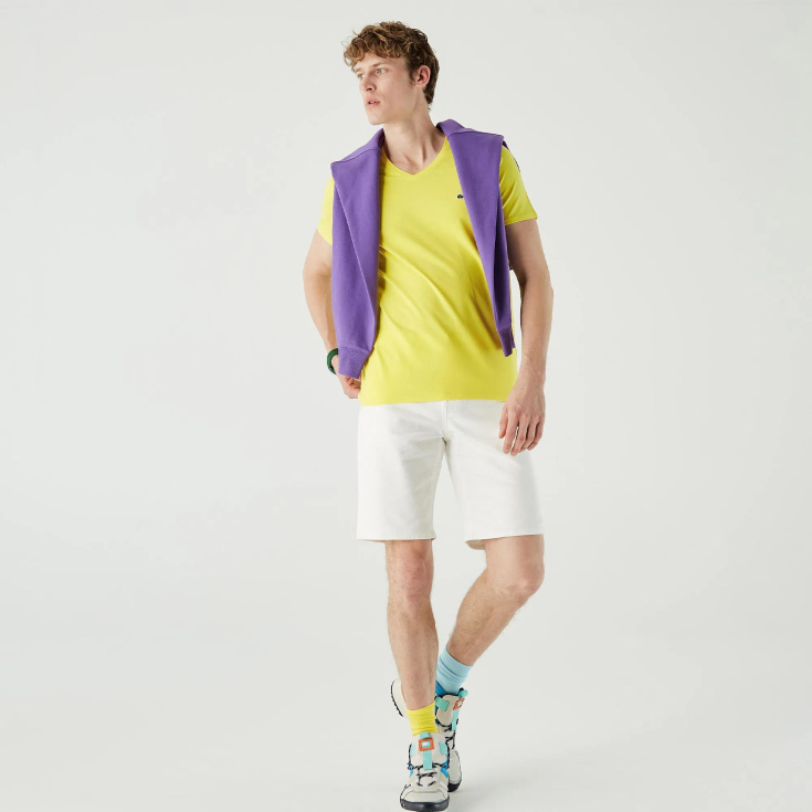 Lacoste kişilər üçün qısaqol köynək