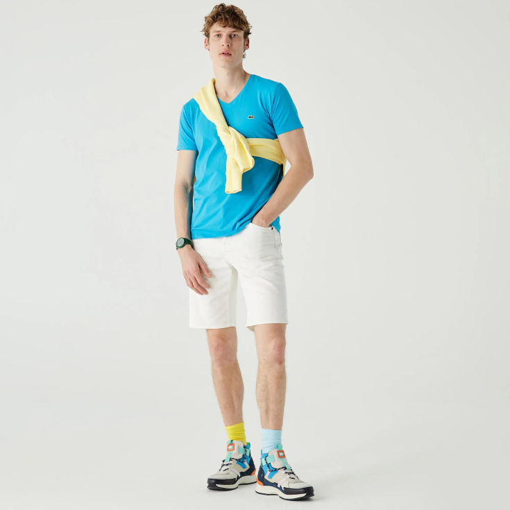 Lacoste kişilər üçün qısaqol köynək