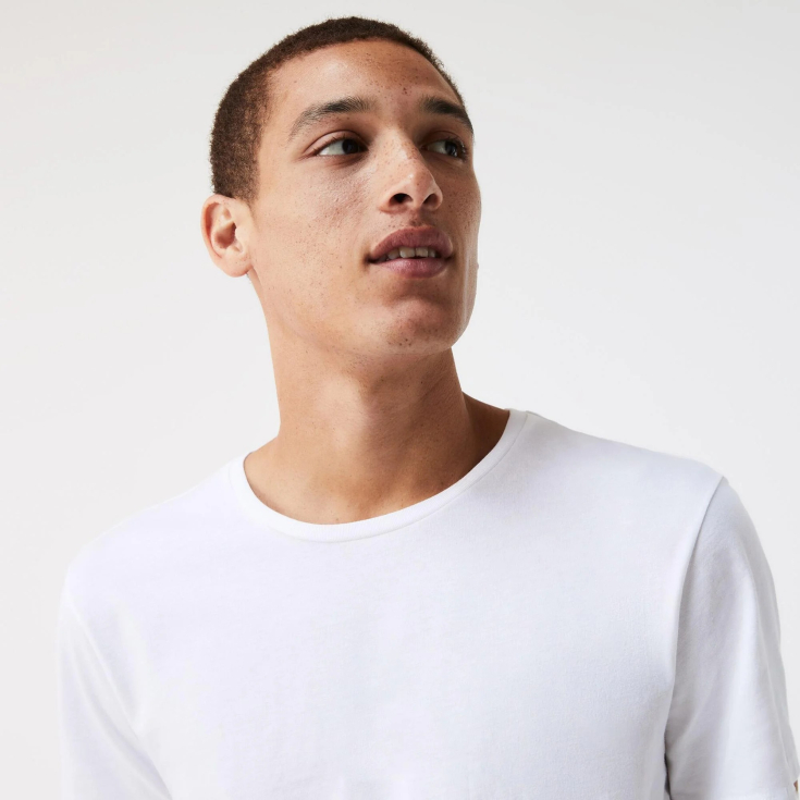 Kişilər üçün Lacoste Crew Neck ev köynəkləri dəsti (3 ədəd)