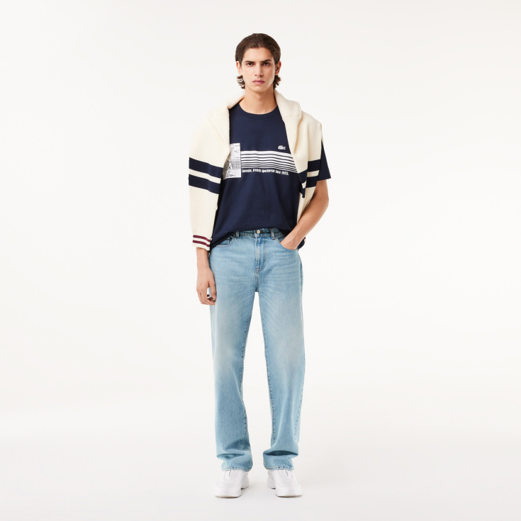 Lacoste kişilər üçün qısaqol köynək