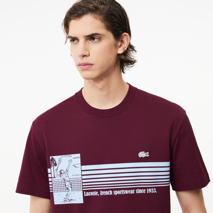 Lacoste kişilər üçün qısaqol köynək