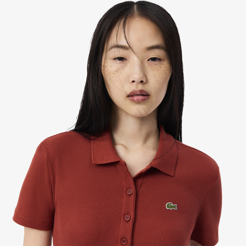 Женское поло Lacoste